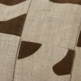 HKLIVING Natural patched cushion 70x30 cm 