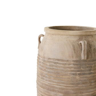 HKLIVING Sirocco terracotta floor vase