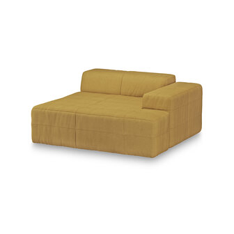 HKLIVING Brut Sofa Element Right Divan Linen, Burnt Ochre