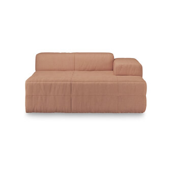 HKLIVING Brut Sofa Element Right Divan Linen, Dusty Rose