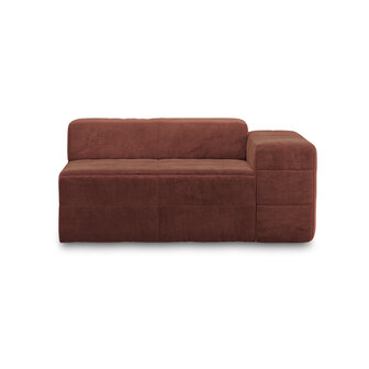 HKLIVING Brut Sofa Element Right Royal Velvet, Magnolia