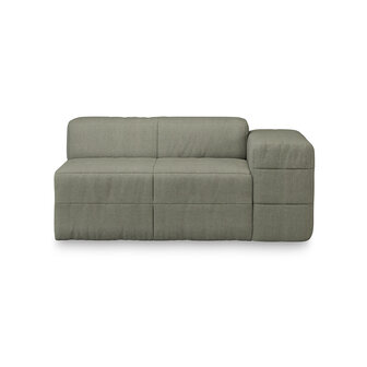 HKLIVING Brut Sofa Element Right Linen, Army Green