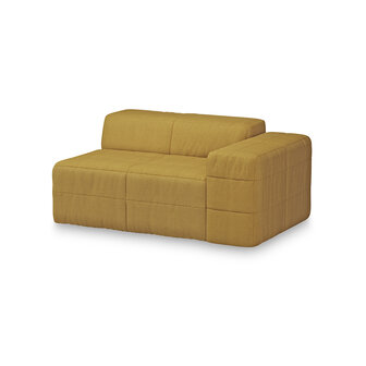 HKLIVING Brut Sofa Element Right Linen, Burnt Ochre