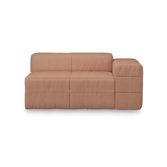 HKLIVING Brut Sofa Element Right Linen, Dusty Rose