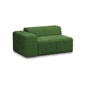 HKLIVING Brut Sofa Element Left Royal Velvet, Green