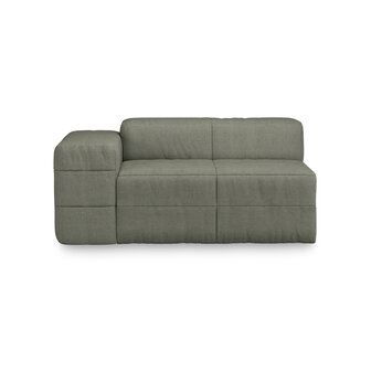 HKLIVING Brut Sofa Element Left Linen Army Green