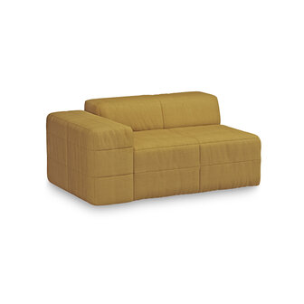HKLIVING Brut Sofa Element Left Linen burnt ochre