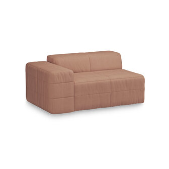 HKLIVING Brut Sofa Element Left Linen dusty rose