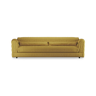 HKLIVING Club Couch Linen Burnt Ochre
