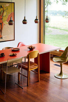 HKLIVING Dining Table Orange Rectangular 220cm