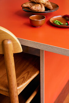HKLIVING Dining Table Orange Rectangular 220cm