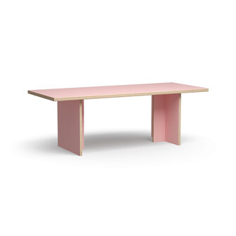 HKLIVING Dining Table Pink Rectangular 220cm