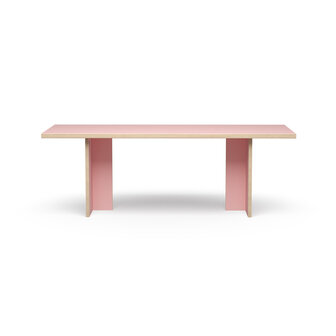 HKLIVING Dining Table Pink Rectangular 220cm