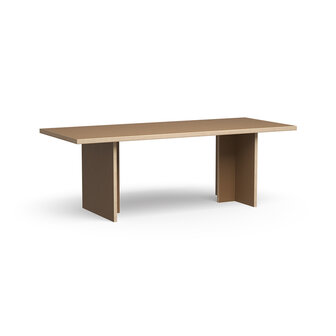 HKLIVING Dining Table Brown Rectangular 220cm