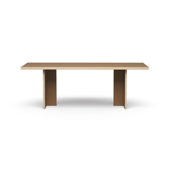 HKLIVING Dining Table Brown Rectangular 220cm