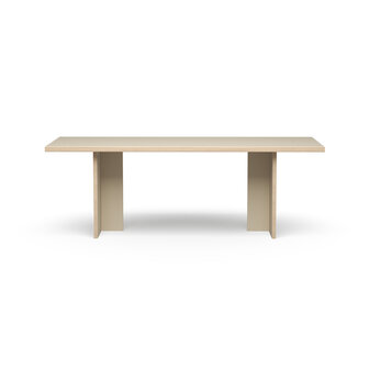 HKLIVING Dining Table Cream Rectangular 220cm