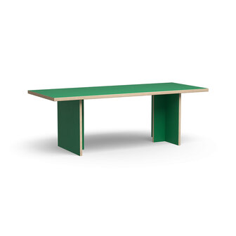 HKLIVING Dining Table Green Rectangular 220cm