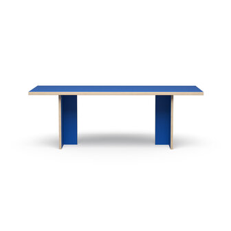 HKLIVING Dining Table Blue Rectangular 220cm