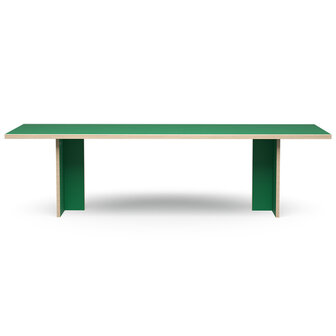 HKLIVING Dining Table Green Rectangular 280cm