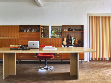 HKLIVING Dining Table Brown Rectangular 280cm