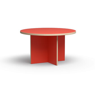 HKliving Dining table Orange round 130 cm HKliving Dining table Orange round 130 cm 