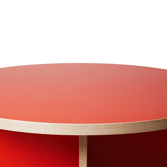 HKliving Dining table Orange round 130 cm 