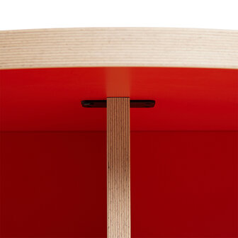 HKliving Dining table Orange round 130 cm 