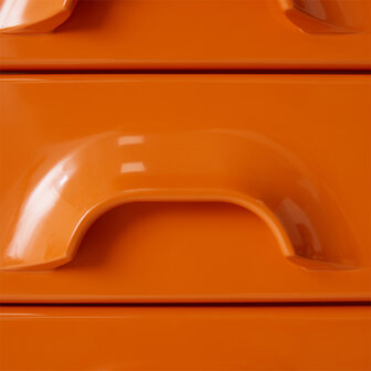 HKLIVING Chest Of 8 Drawers Tangerine