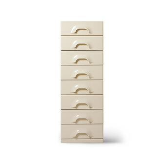 HKLIVING Chest Of 8 Drawers Cream