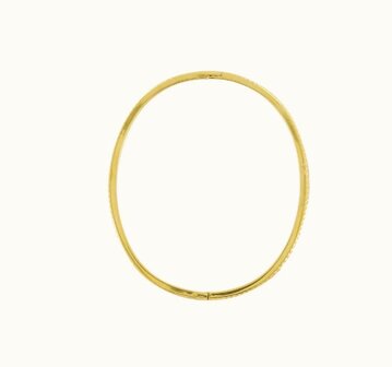 Zusss bangle armband met hartje roze rood