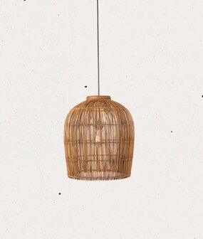 Dbodhi Aura Hanglamp Rattan kullit 50cm