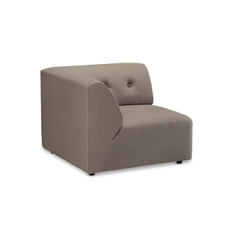 HKLIVING Vint Couch Element Left Pure Earth