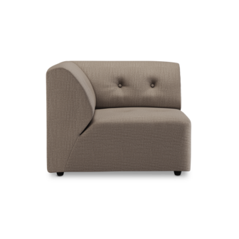 HKLIVING Vint Couch Element Left Pure Earth