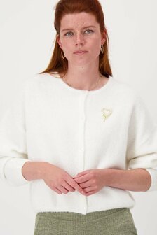 Zusss basic vestje off white