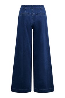 Zusss broek van jogger denim stof 
