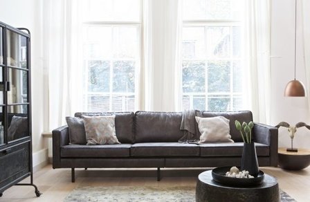 WOOOD Premium Rodeo Fauteuil zwart 