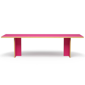 HKLIVING Dining Table Raspberry Rectangular 280cm