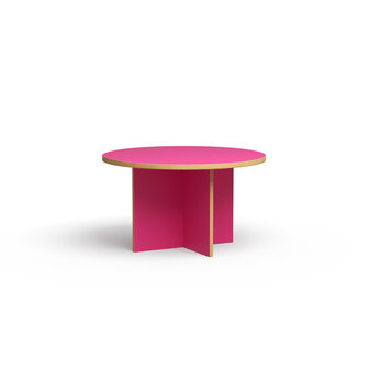 HKLIVING Dining table raspberry round 130 cm 