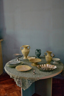 HKLIVING Dining table pale blue round 130 cm 