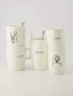 Zusss theemok jij straalt wit zwart