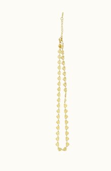Zusss ketting met structuur hartjes