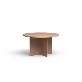 HKLIVING Dining table clay round 130 cm 