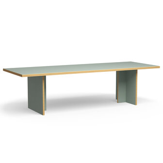 HKLIVING Dining table pale green rectangular 280cm
