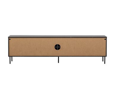 WOOOD Gunnar TV Meubel 200 cm Mat Zwart