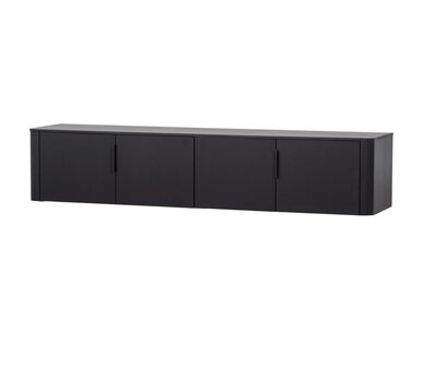 WOOOD Gunnar TV Meubel 200 cm Mat Zwart