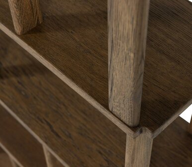 WOOOD Riss Boekenkast Eikenhout 186x90 Naturel