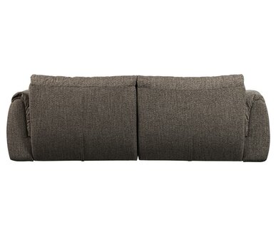 WOOOD Baggy 2-zits Bank Geweven Stof Warmgrijs Melange