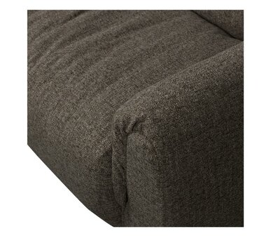 WOOOD Baggy 2-zits Bank Geweven Stof Warmgrijs Melange