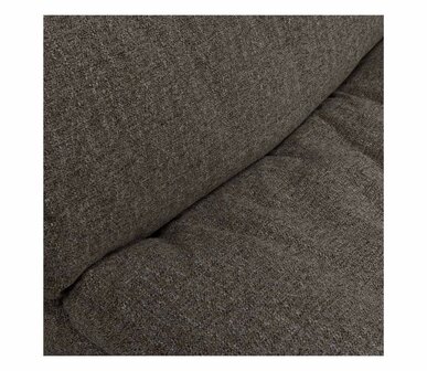 WOOOD Baggy 2-zits Bank Geweven Stof Warmgrijs Melange