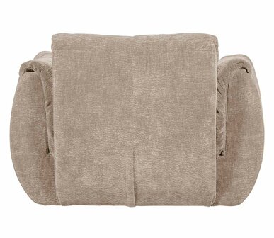 WOOOD Baggy Draaifauteuil 3D Chenille Zand